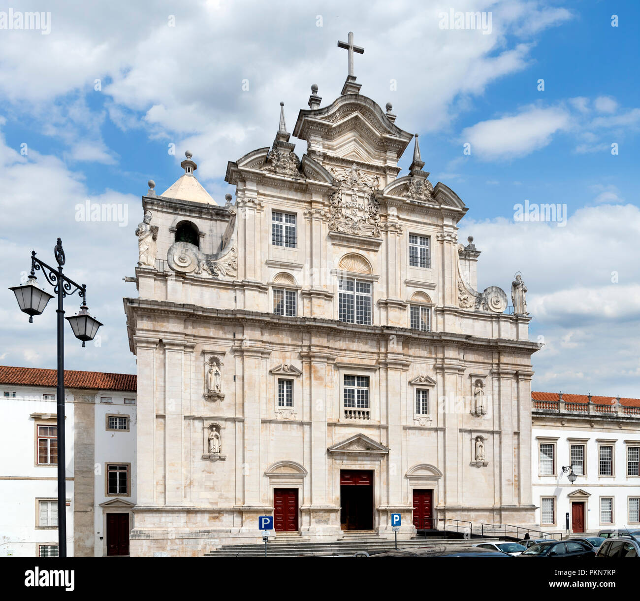 La nuova cattedrale di Coimbra (Sé Nova de Coimbra), Coimbra, Portogallo Foto Stock