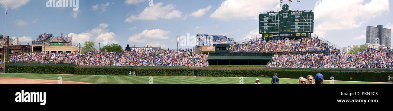 Wrigley Field Foto Stock