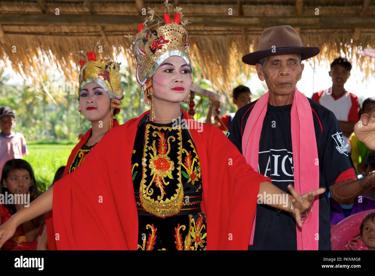 Gamelan è la musica tradizionale del Centro ed Est Java e Bali Foto Stock
