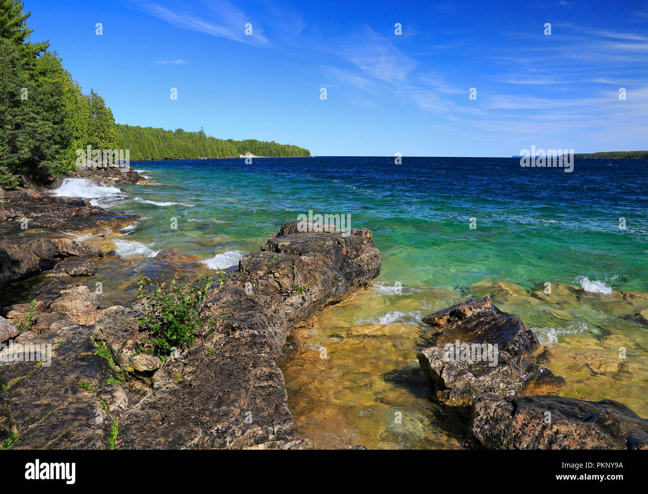 Georgian Bay, il Lago Huron, Canada Foto Stock