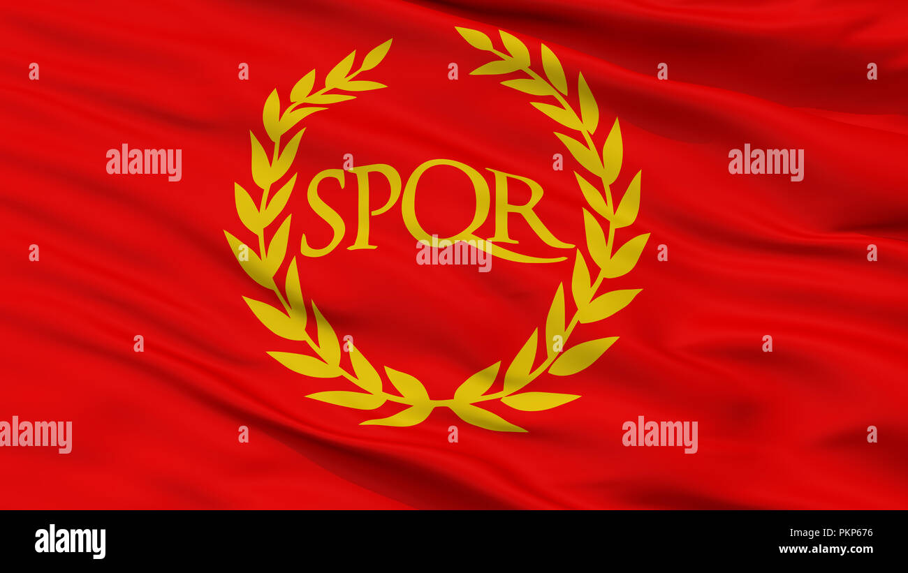 Bandiera romana immagini e fotografie stock ad alta risoluzione - Alamy