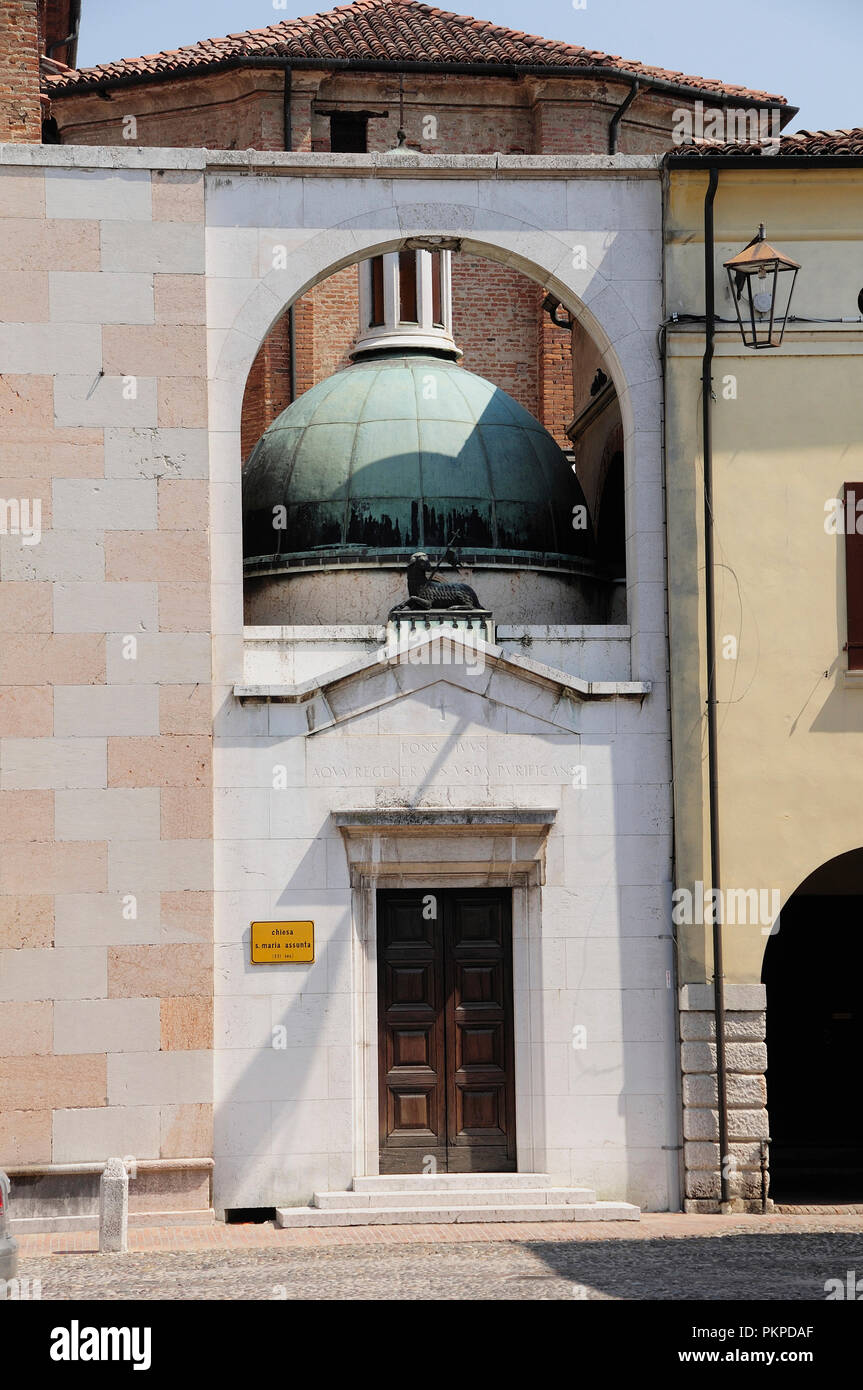 L'Italia, Lombardia, Sabbionetta, Chiesa di Maria Assunta. Foto Stock