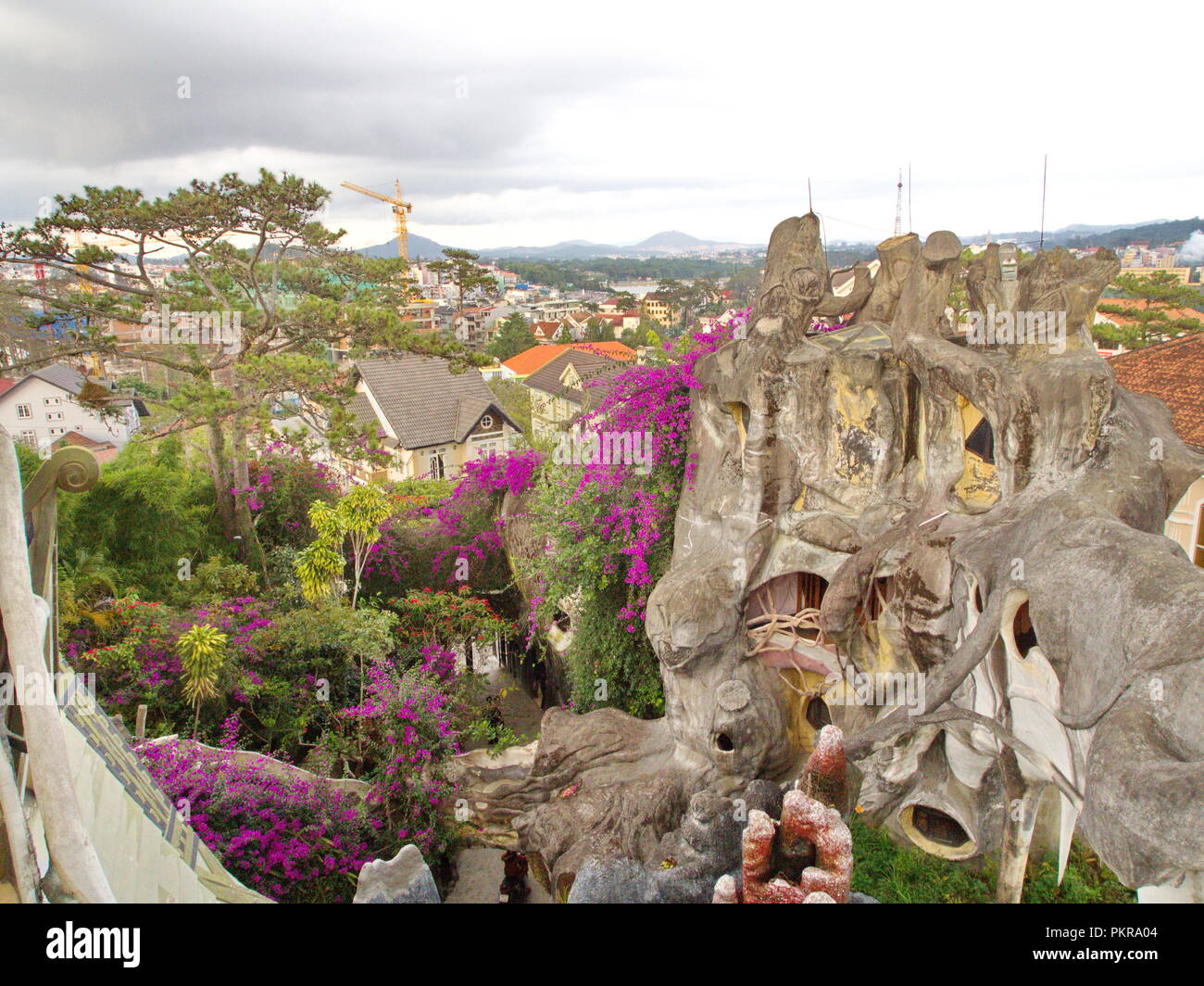 Crazy House nella città di Dalat,gli Altipiani Centrali del Vietnam nel 2012. Dal 5 Dicembre Foto Stock