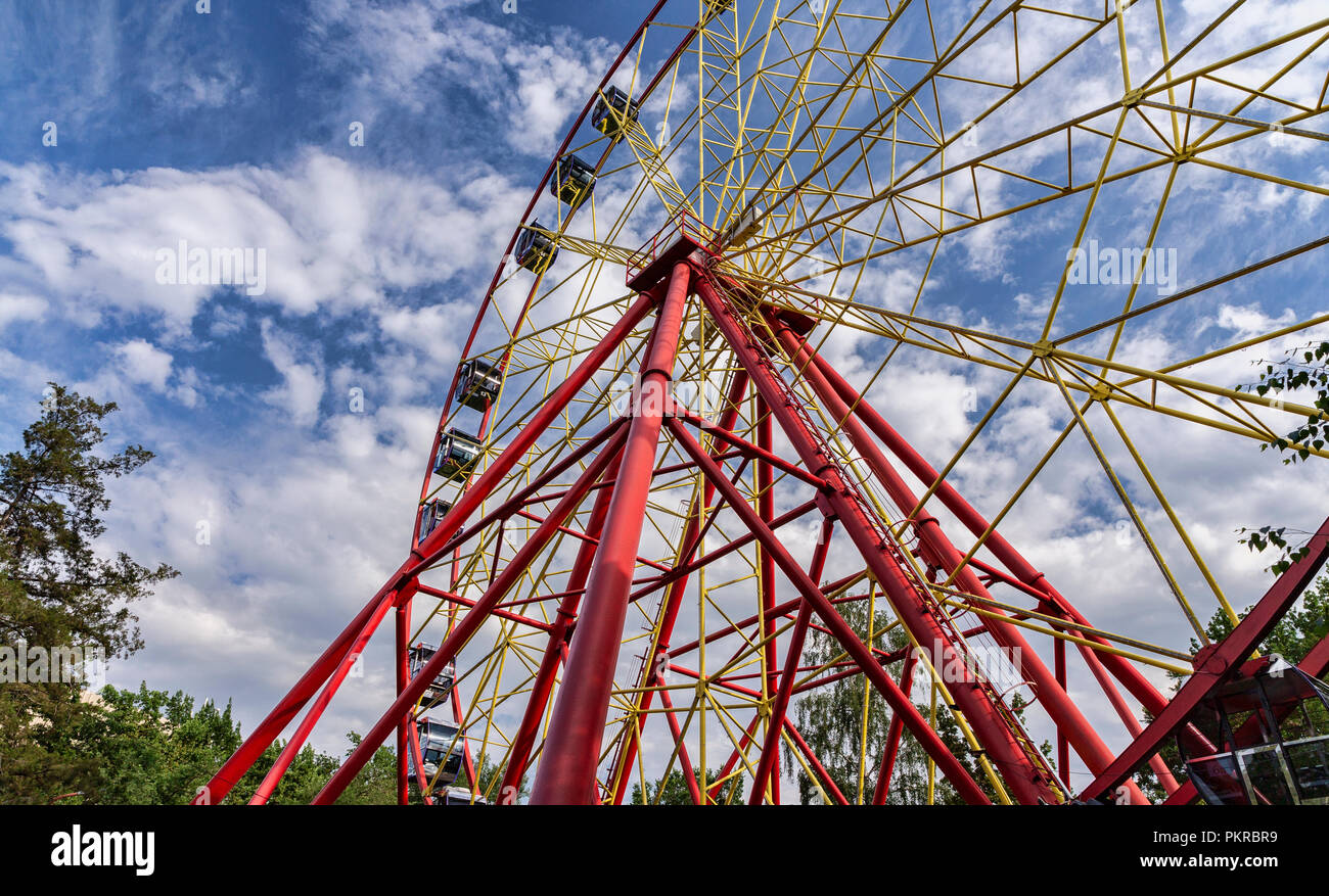 Immagini di Panfilov Park a Bishkek, la meravigliosa, walkable capitale del Kirghizistan. Foto Stock