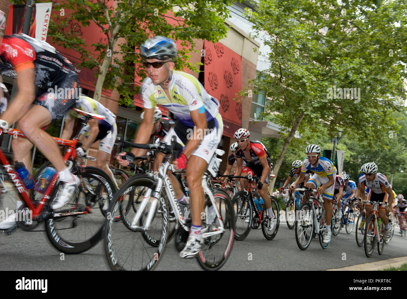 La mens campo pro presso la Air Force cycling classic il 13 maggio 2010, in Arlington, Virginia. Foto Stock