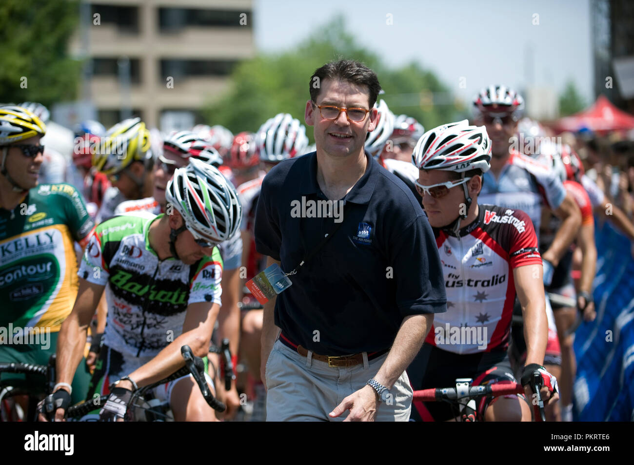 La mens campo pro durante l'Air Force cycling classic Clarendon Cup il 12 maggio 2010, in Arlington, Virginia. Foto Stock