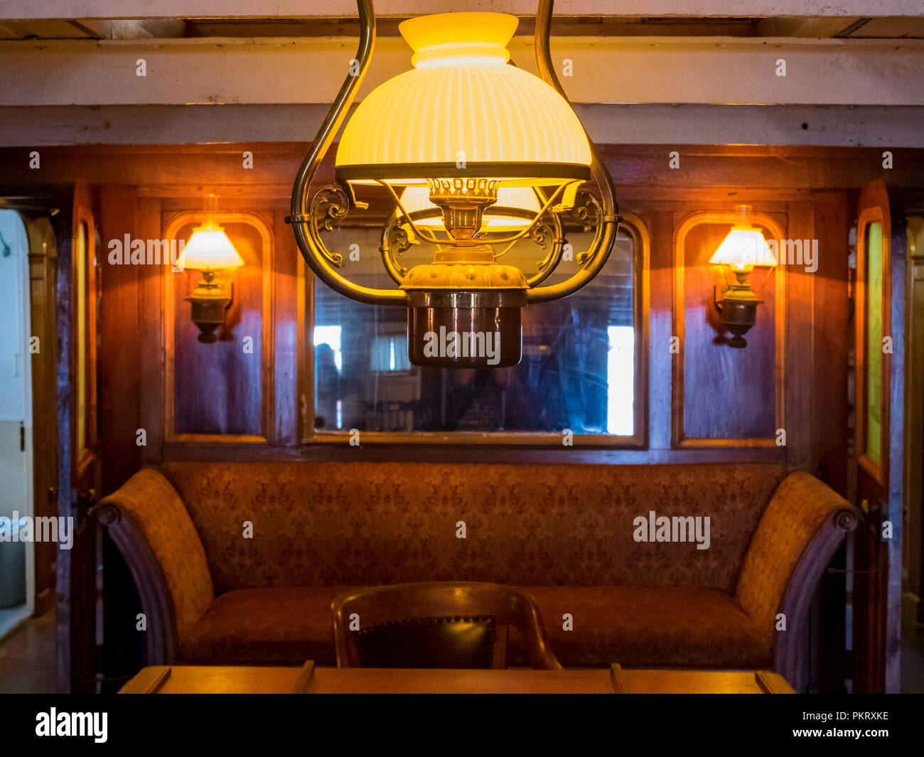 San Diego, ago 2: vista dell'interno del museo marittimo il Ago 2, 2014 a San Diego, California Foto Stock