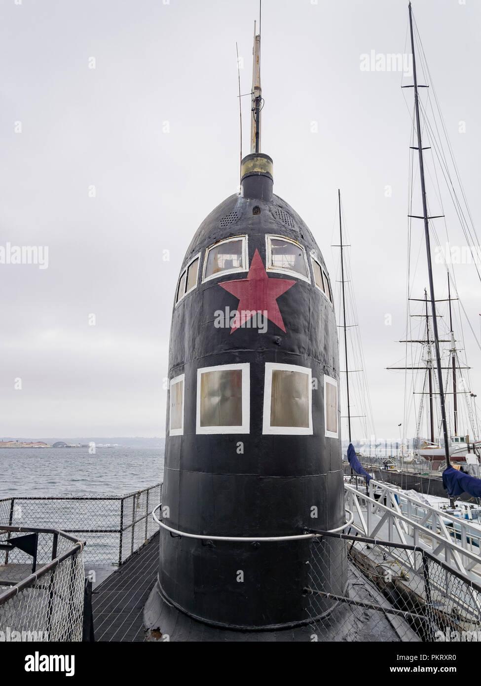 San Diego, ago 2: vista esterna del famoso B-39 sottomarine su agosto 2, 2014 a San Diego, California Foto Stock