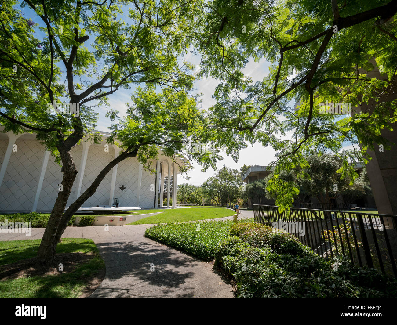 Los Angeles, Lug 21: vista esterna della Beckman Auditorium di Caltech il Lug 21, 2018 a Los Angeles in California Foto Stock