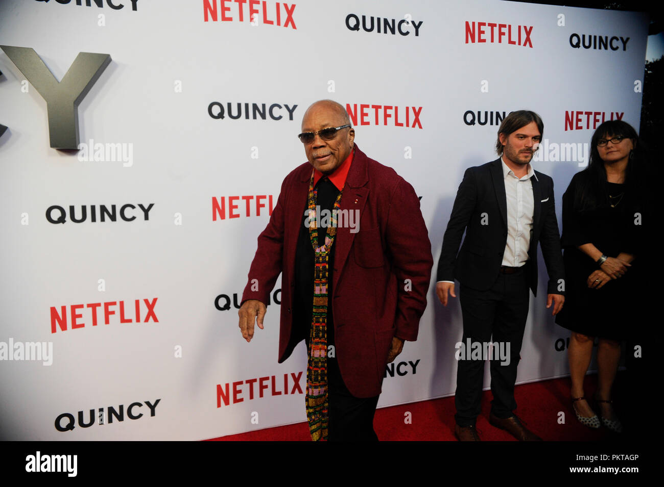 Los Angeles, Stati Uniti d'America. 31 dic 2008. Quincy Jones frequentare Netflix 'Quincy' Los Angeles premiere a Linwood Dunn teatro di Settembre 14, 2018 a Los Angeles, California Credit: la foto di accesso/Alamy Live News Foto Stock