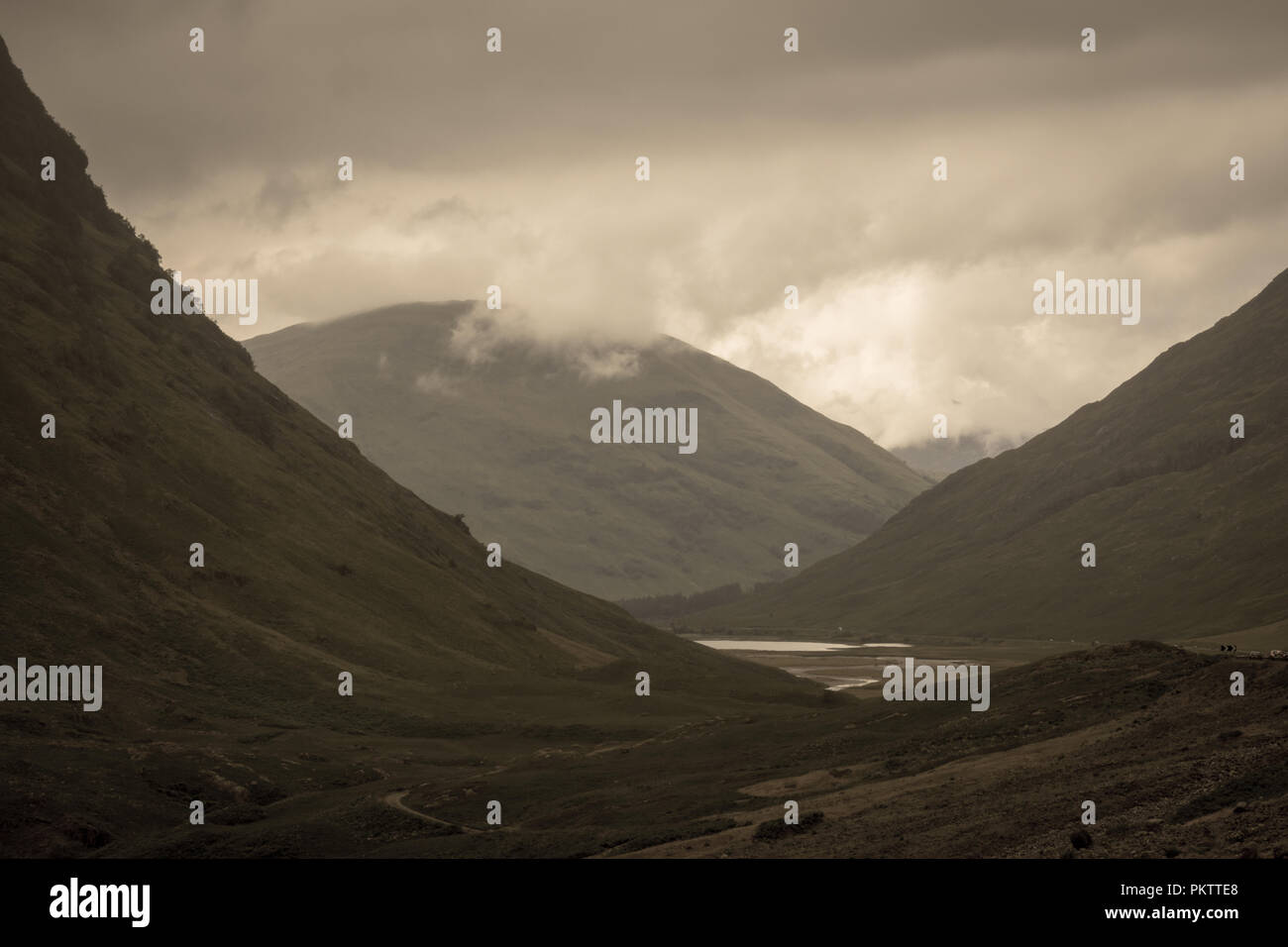 Highlands è una regione storica della Scozia. Foto Stock