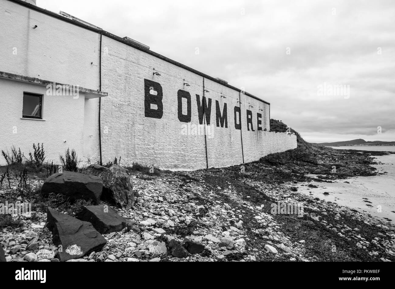 Bowmore Distillery, Islay, Scozia Foto Stock