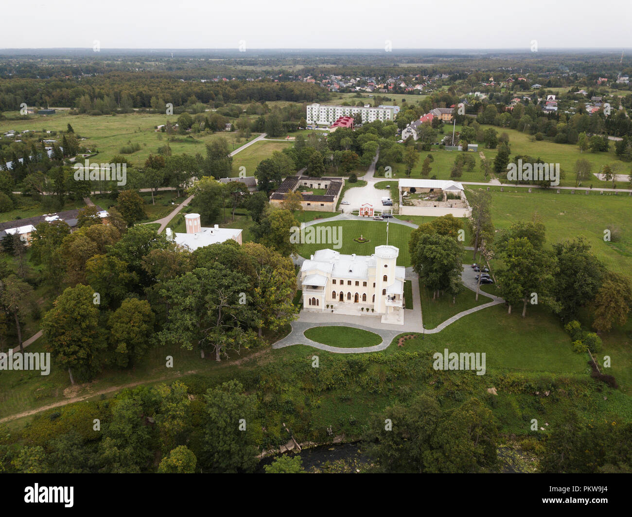 Keila-Joa Manor in Estonia Foto Stock