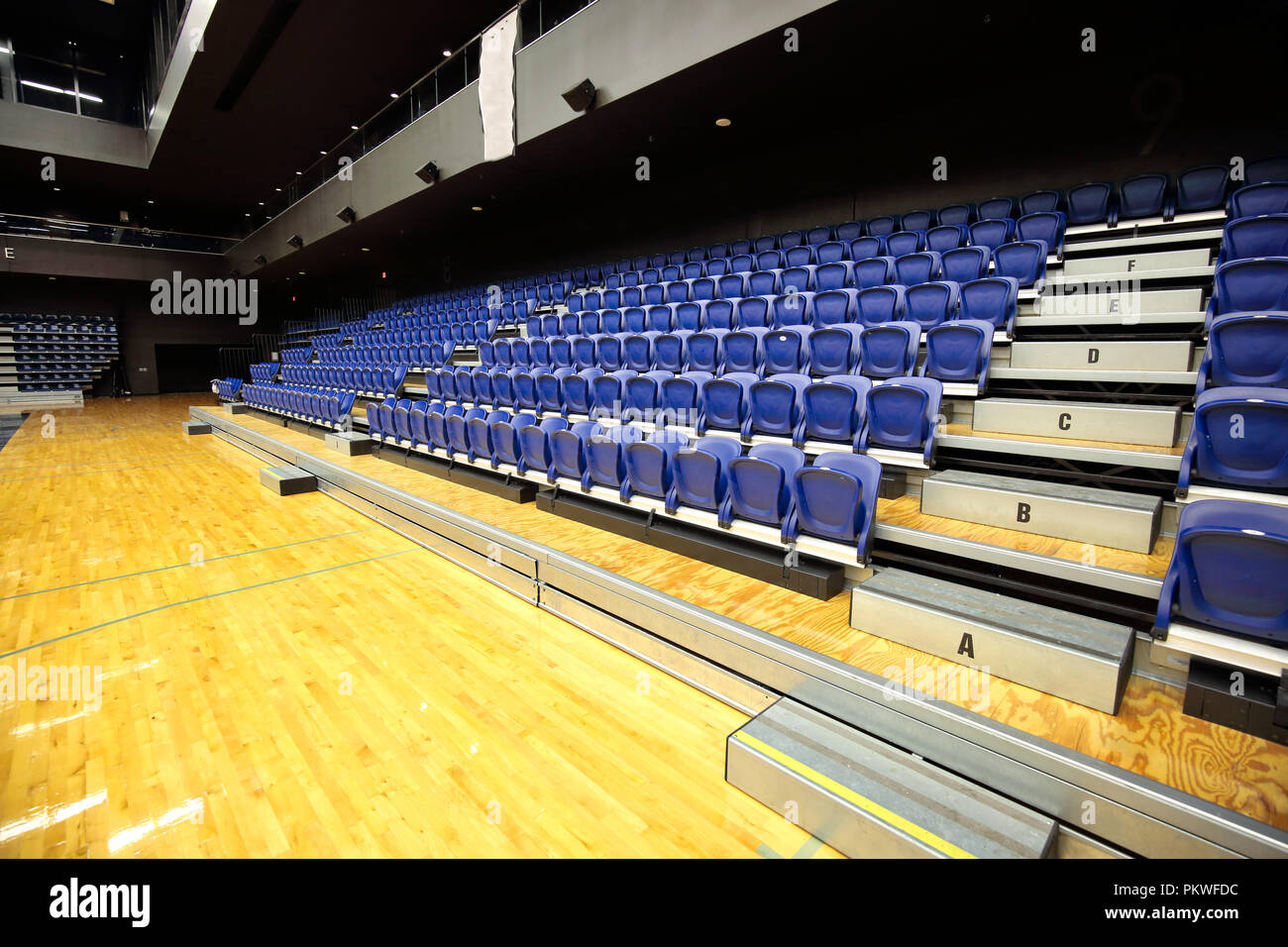 College basketball auditorium Foto Stock