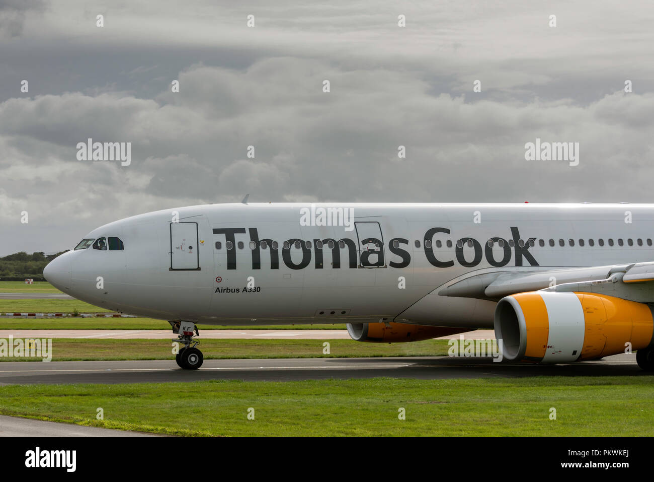 Aeroporto di Manchester Inghilterra England Foto Stock