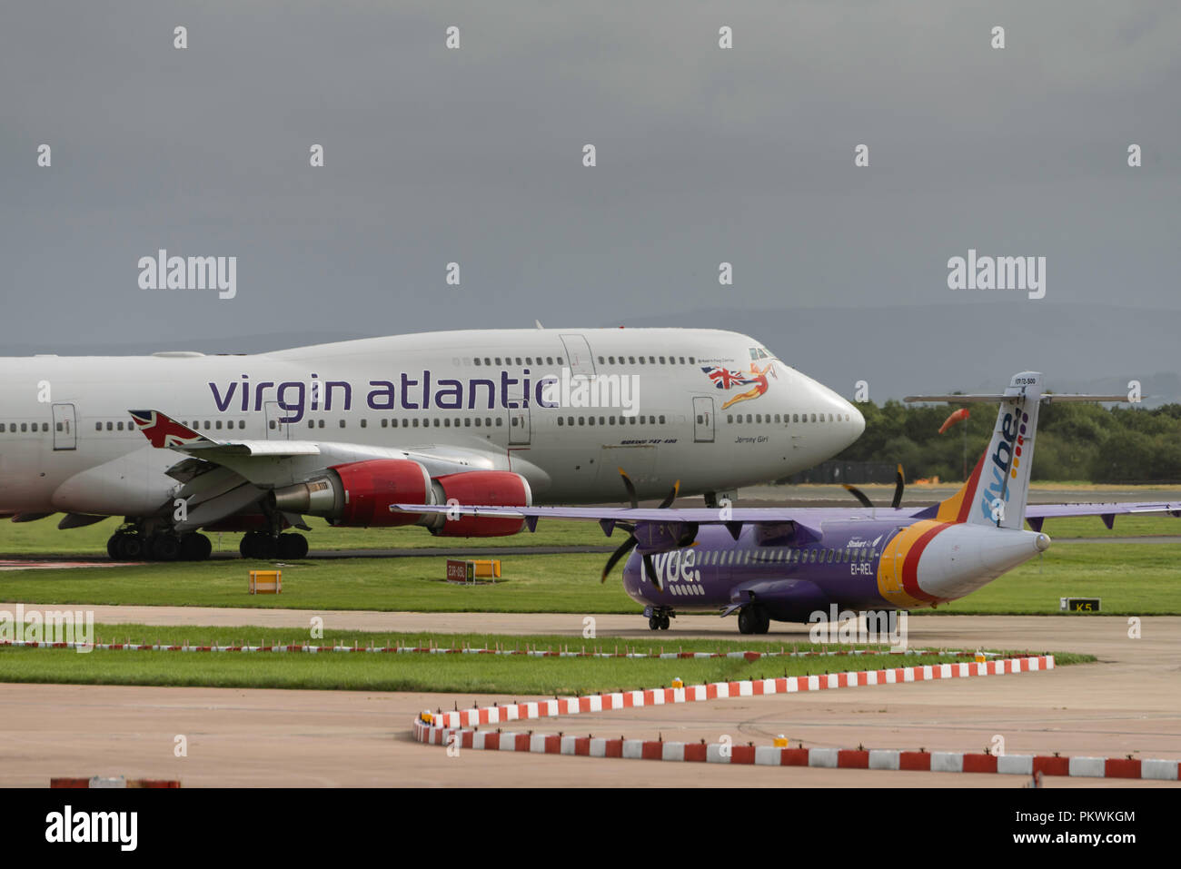 Aeroporto di Manchester Inghilterra England Foto Stock