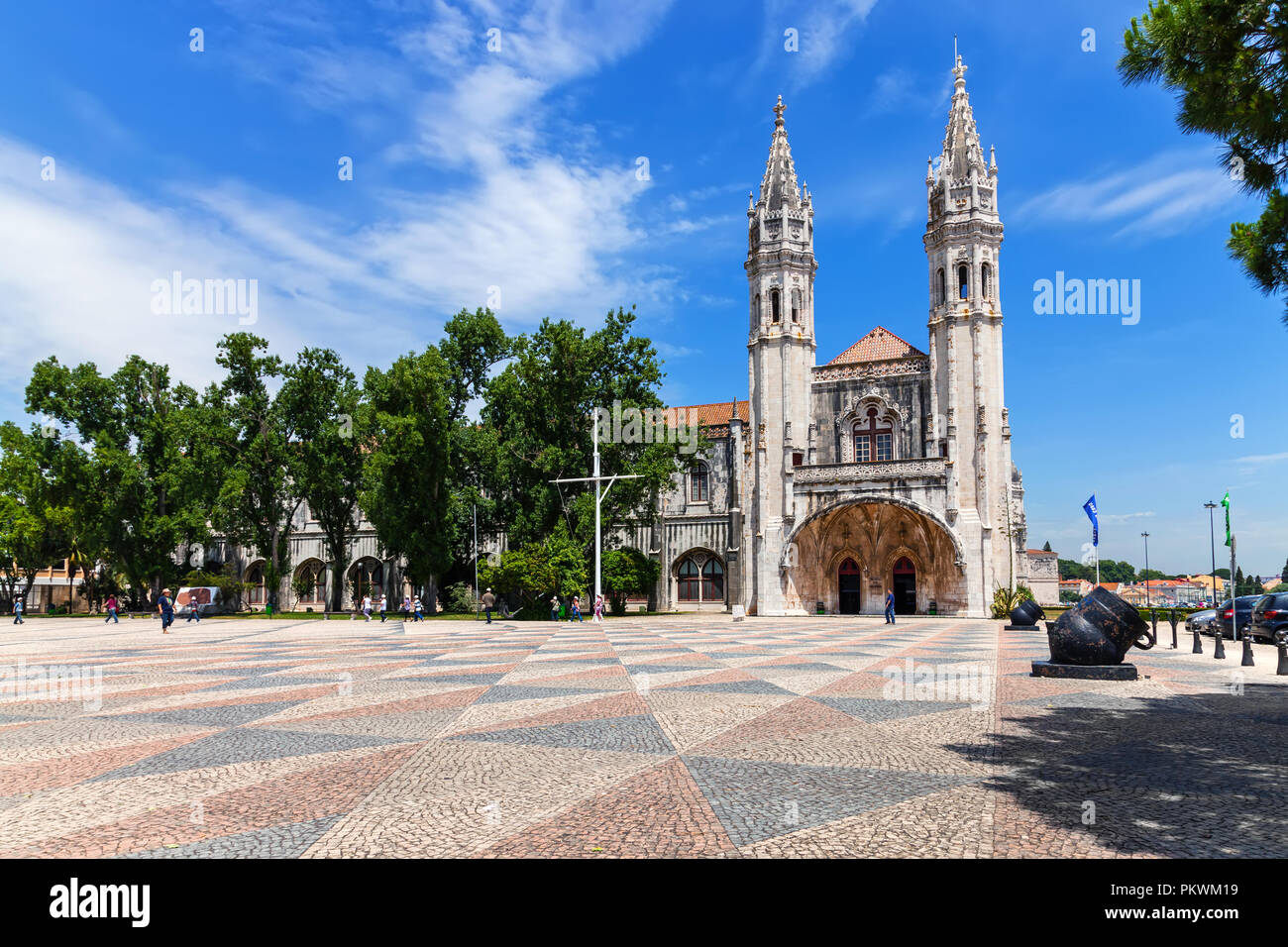 Lisbona, Portogallo. Trasporto marittimo o Museo della Marina aka Museu de Marinha in Belem, Lisbona, Portogallo. Integrato nel monastero di San Geronimo edificio Foto Stock