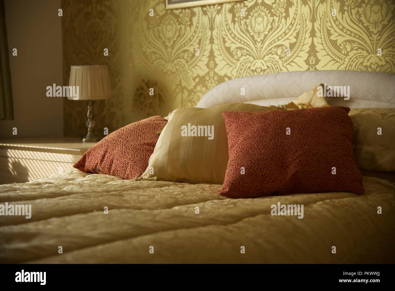 Camera da letto di lusso Foto Stock