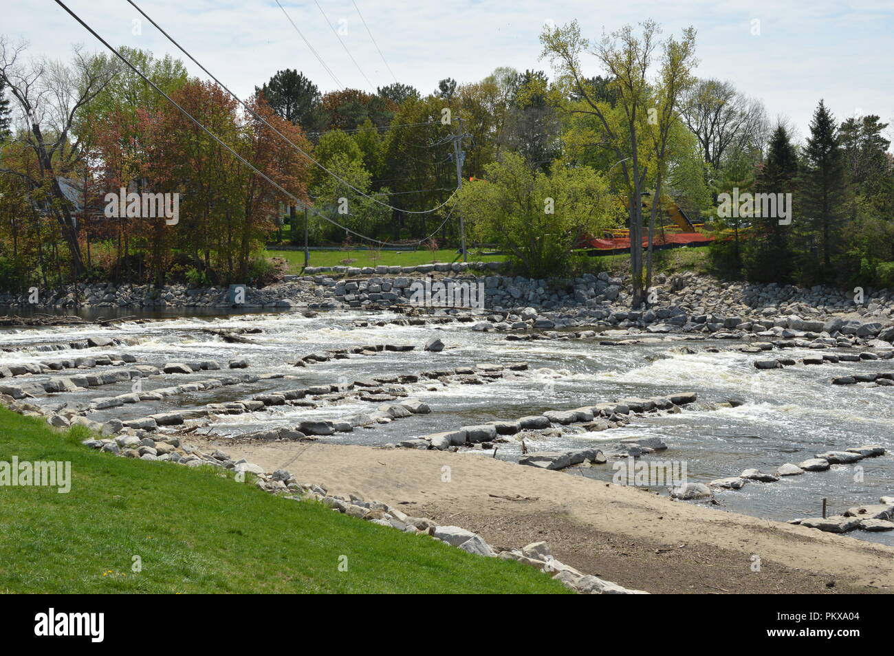 Fiume Cass, Frankenmuth, Michigan Foto Stock