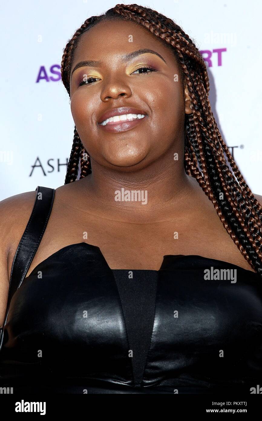 Arkeema Chandler presso gli arrivi per 2018 Trovare Ashley Stewart Finale, Kings Theatre di Brooklyn, NY, 15 settembre 2018. Foto di: Steve Mack/Everett Collection Foto Stock