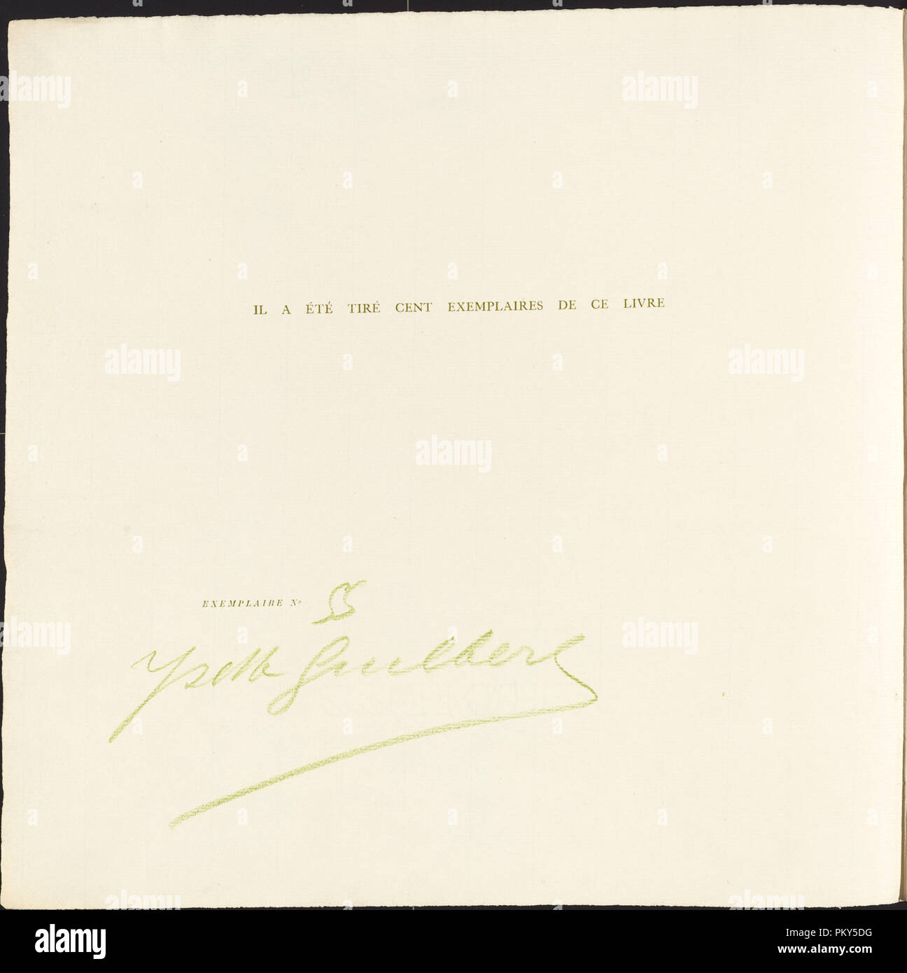 Yvette Guilbert. Data: 1894. Dimensioni: complessivo: 38 x 38 cm (14 15/16 x 14 15/16 in.). Medium: album con sedici litografie in verde oliva con coperchio litografica in nero; firmato da Yvette Guilbert in verde pastello. Museo: National Gallery of Art di Washington DC. Autore: Henri de Toulouse-Lautrec e Gustave Geffroy (autore). Foto Stock