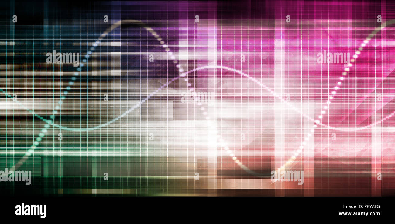 Soluzioni aziendali per la competenza tecnologica come arte Foto Stock