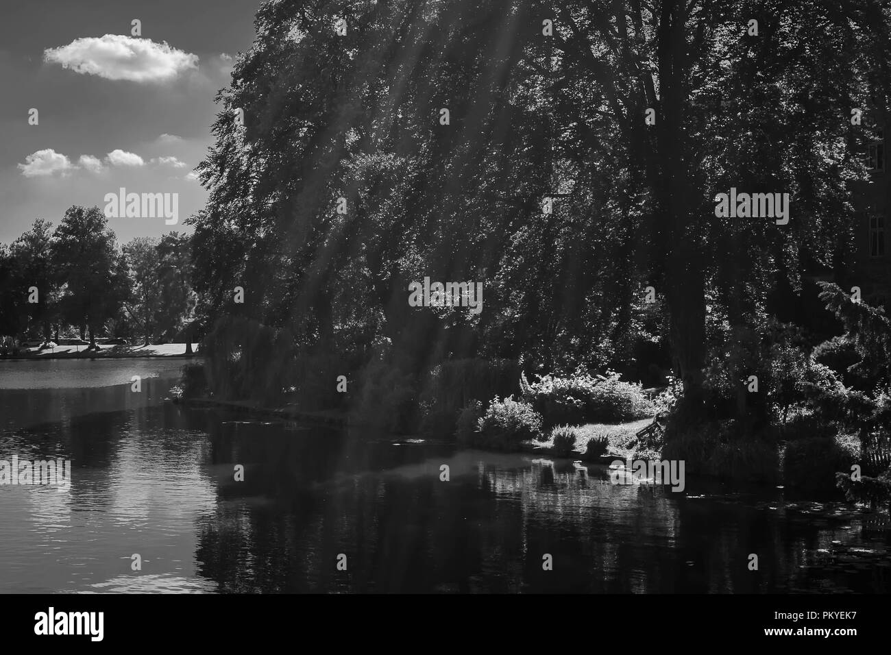 In precedenza come libera città anseatica, uno stato indipendente, Lubecca è ora, in termini di dimensione, la città più grande della regione di Schleswig Holstein. Foto Stock