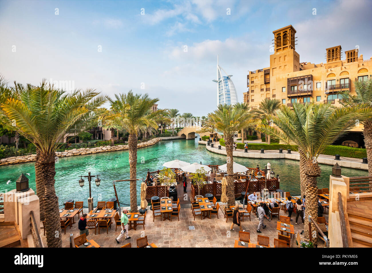 Souk Madinat Jumeirah a Dubai Foto Stock