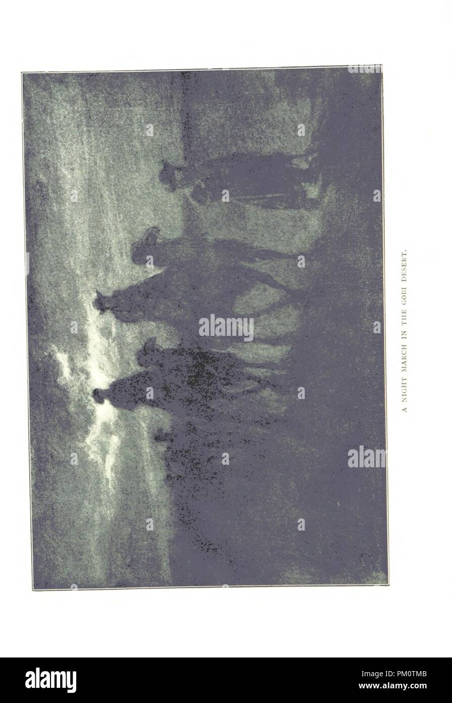 Immagine dalla pagina 12 di "Il cuore di un continente un racconto di Viaggi in Manciuria, attraverso il deserto del Gobi, attraverso l'Himalaya, il Pamirs e biglietto, 1884-1894. [Con illustrazioni.]' . Foto Stock