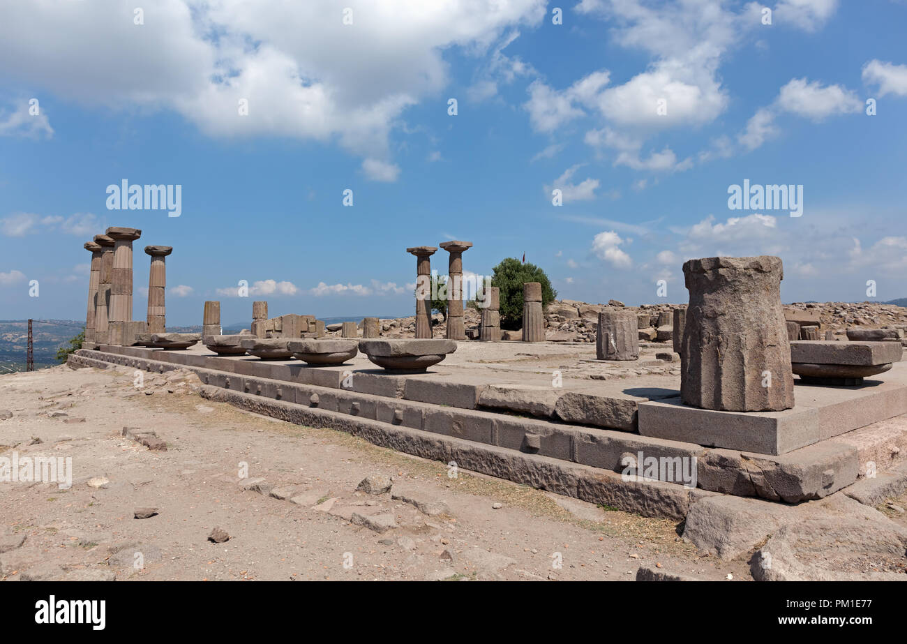 Assos il tempio di Athena Foto Stock