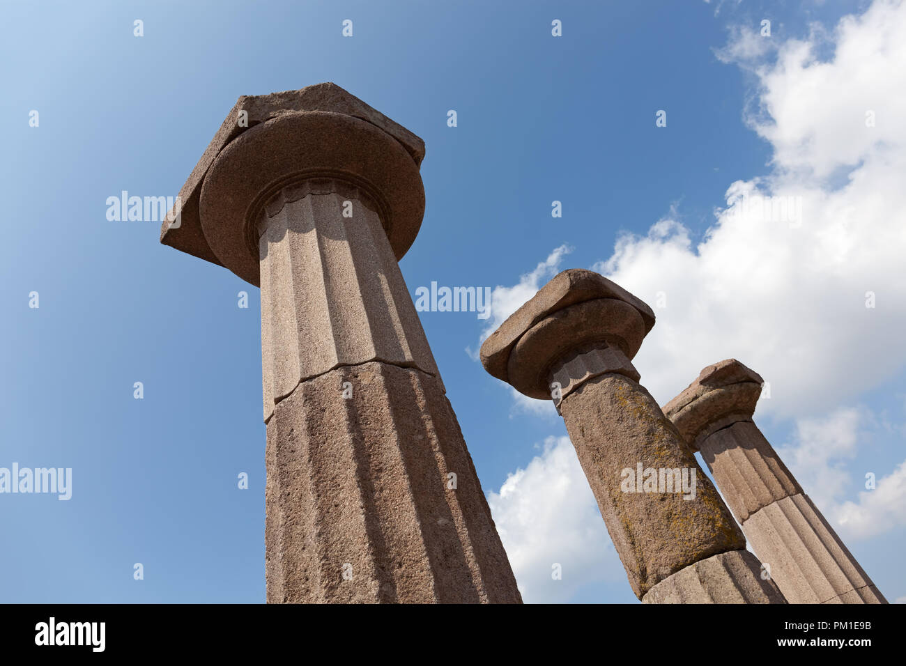Assos il tempio di Athena Foto Stock