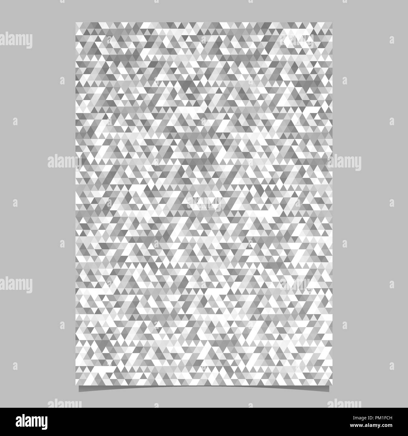 Abstract brochure poligonale progettazione del modello con lo sfondo del triangolo Illustrazione Vettoriale