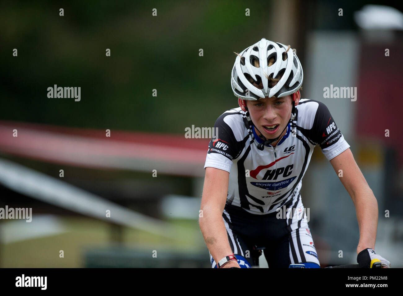 Stati Uniti - Ott 12: Racing azione al tacchino Cross ciclocross gara per il Super 8 Serie a stato Rosaryville Park, Superiore Marlboro, MD su o Foto Stock