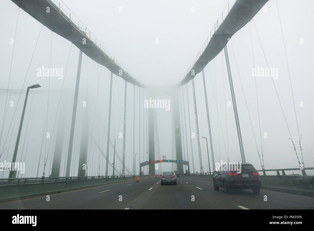 Chesapeake Bay Bridge Tunnel Virginia Foto Stock