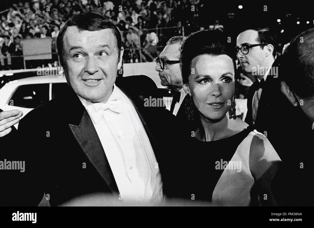 Rod Steiger e Claire Bloom al quarantesimo annuale di Academy Awards, aprile 1969. Riferimento al file # 1223 001THA © CCR /Hollywood Archivio - Tutti i diritti riservati Foto Stock