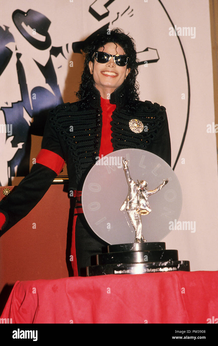 Michael Jackson, febbraio 1990. Riferimento al file # 1255 004CCR Foto Stock
