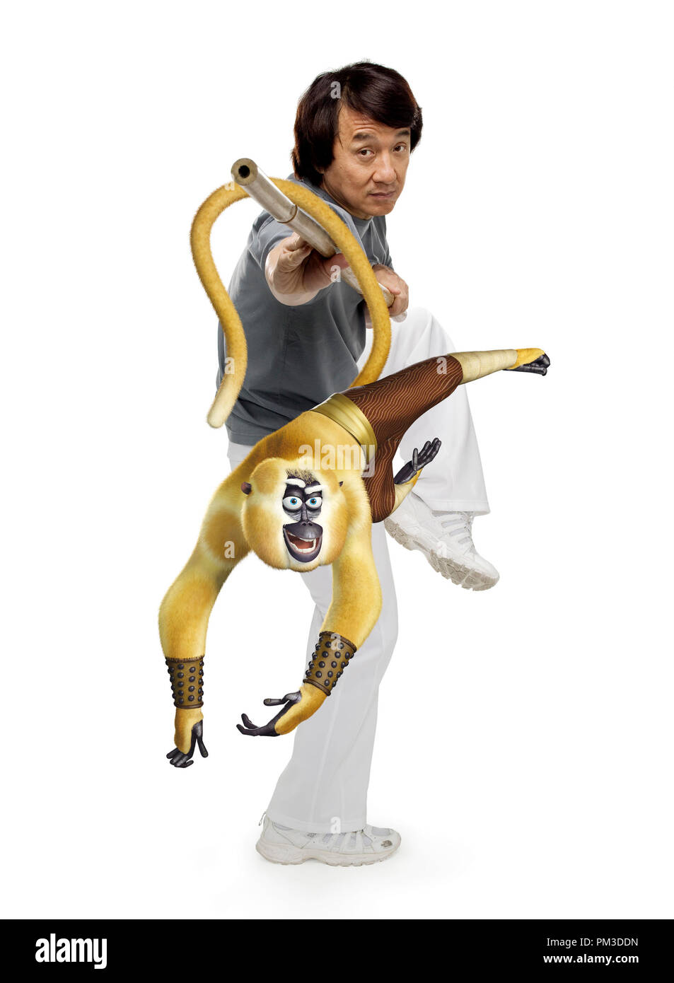 "Kung Fu Panda' Jackie Chan, Master Monkey © 2008 opere da sogno Foto Stock