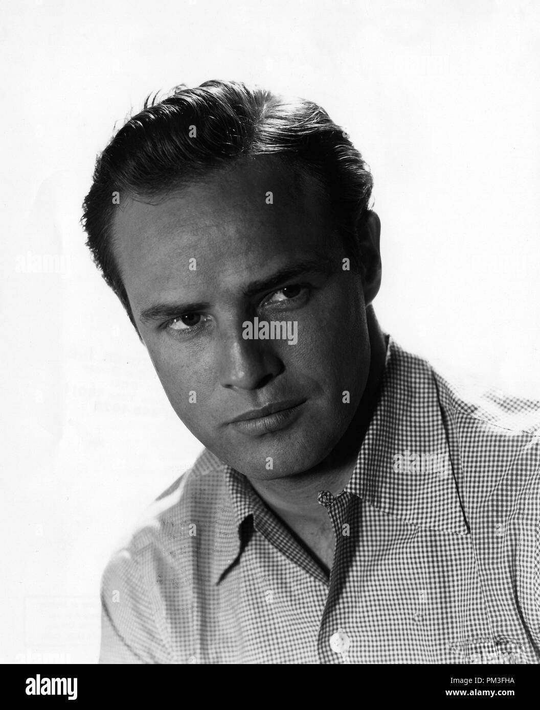Pubblicità in studio: Marlon Brando 1953 file Reference # 30732 1173THA Foto Stock