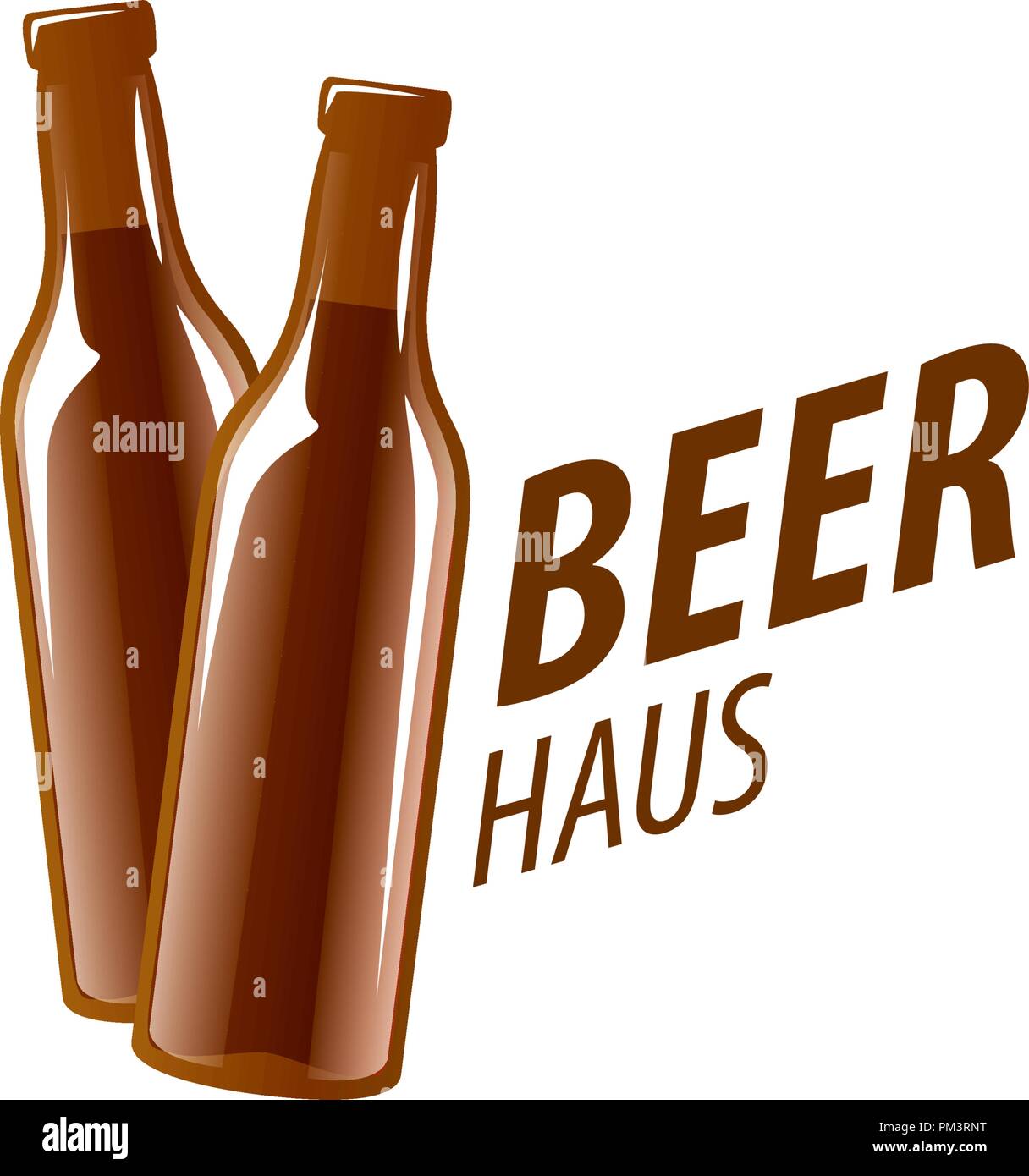 Vettore logo della birra Illustrazione Vettoriale