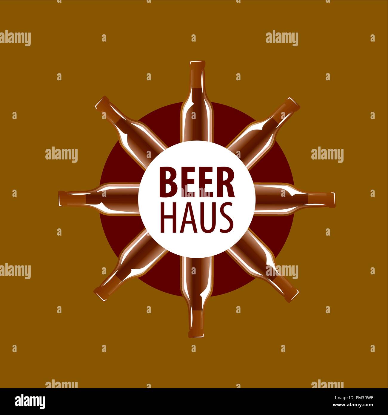 Vettore logo della birra Illustrazione Vettoriale
