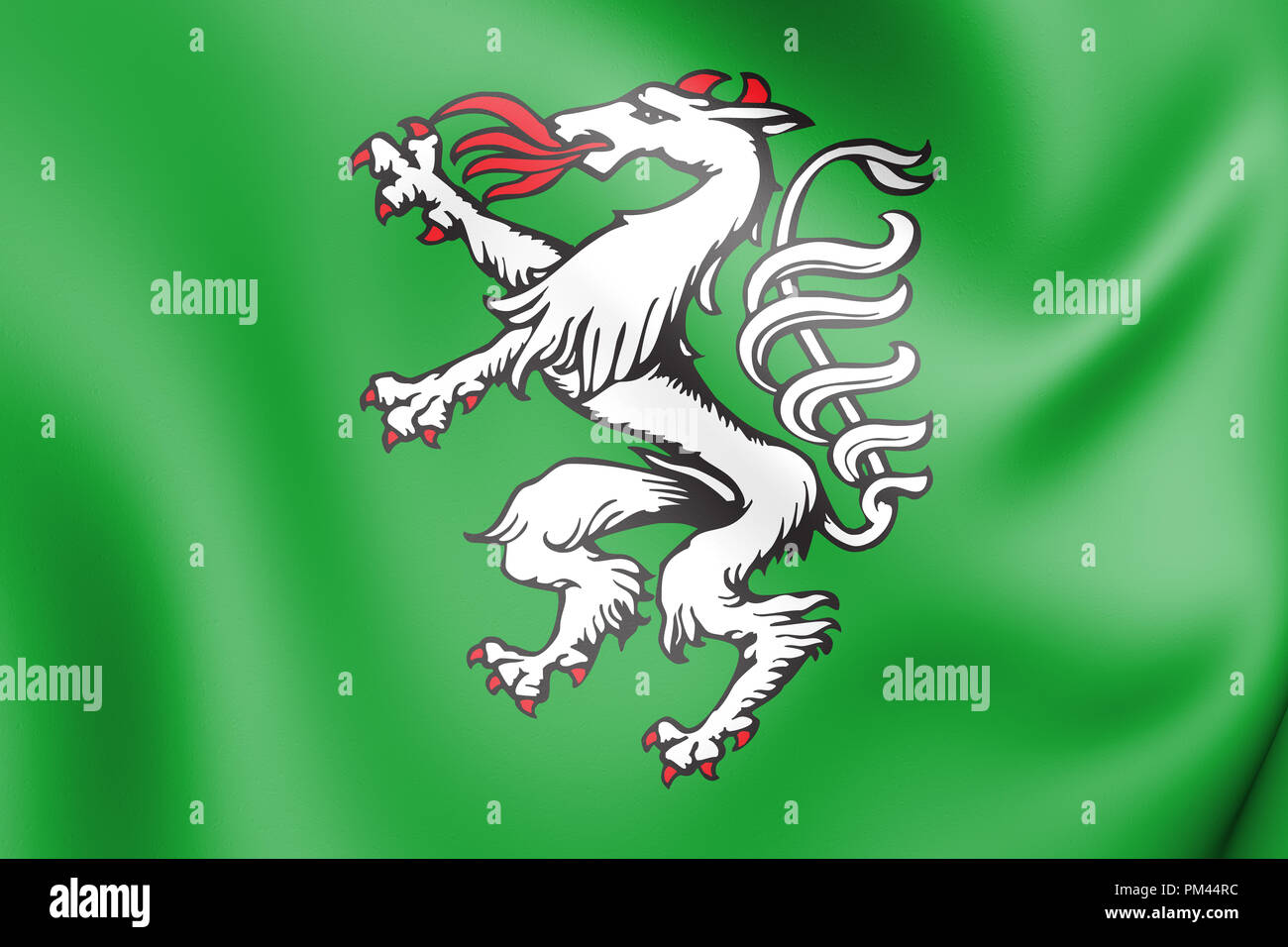 3D Steiermark stemma, Austria. 3D'illustrazione. Foto Stock