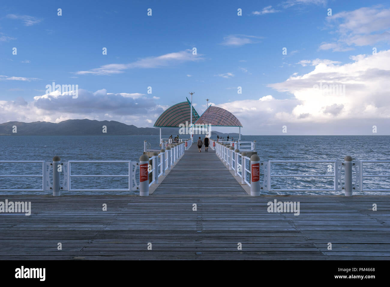 Strand pier a Townsville, QLD, Australia Foto Stock