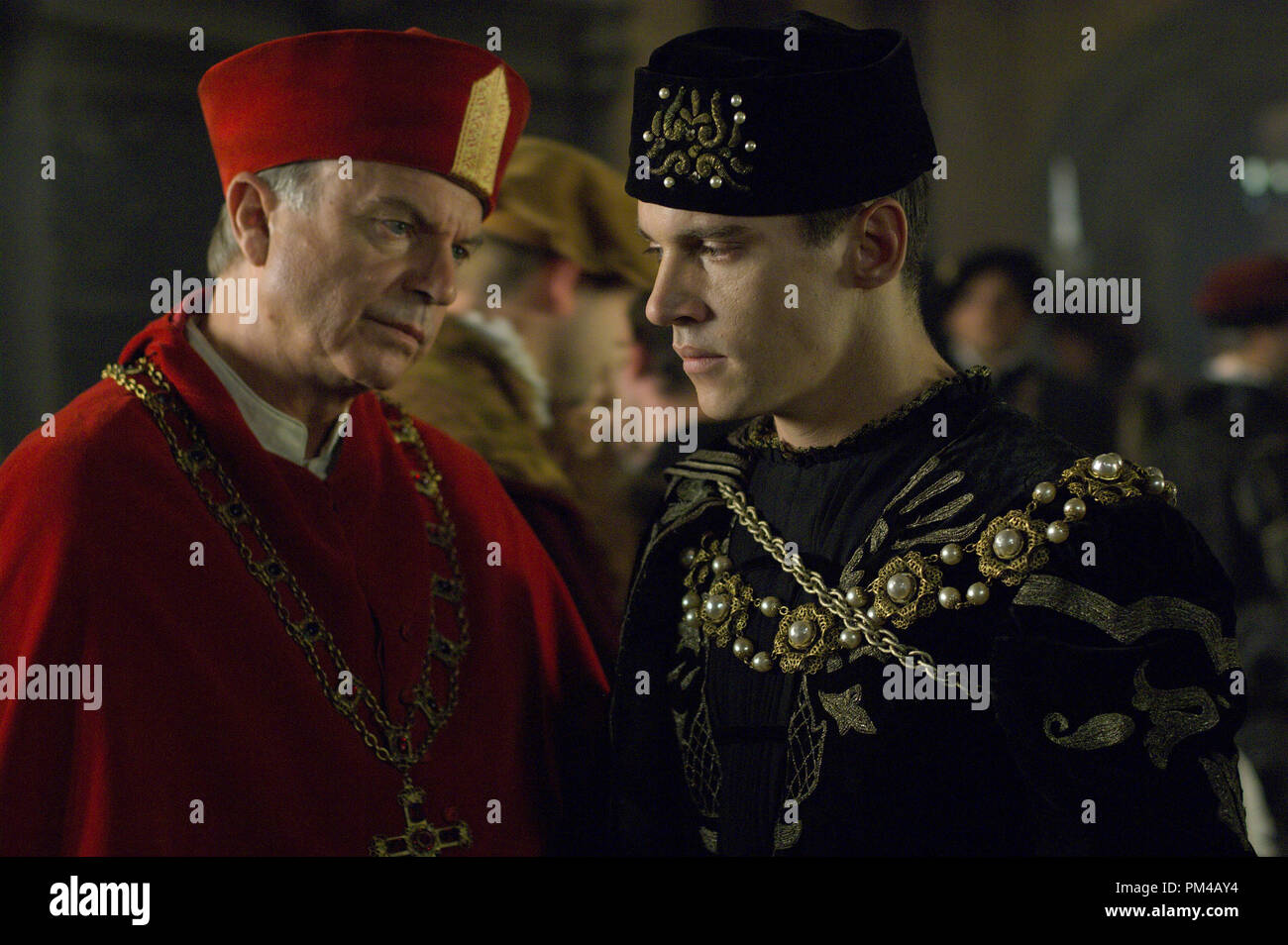 " Tudor' Sam Neill, Jonathan Rhys Meyers 2007 Foto Stock