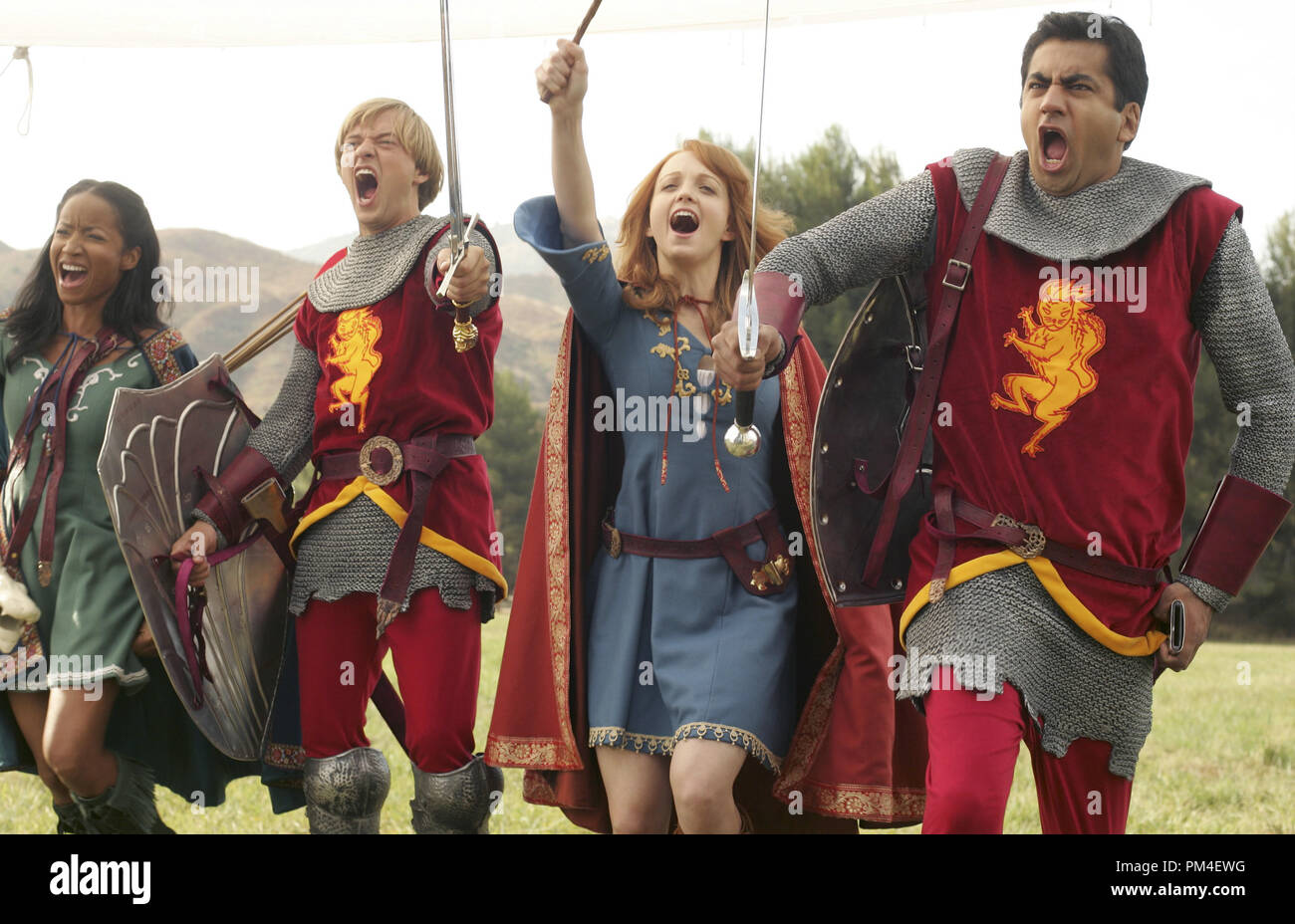 Film still da 'film epico' Faune A. Camere, Adam Campbell, Jayma Mays, Kal Penn © 2007 Regency Entertainment Photo credit: John P. Johnson Riferimento File # 30738030THA per solo uso editoriale - Tutti i diritti riservati Foto Stock