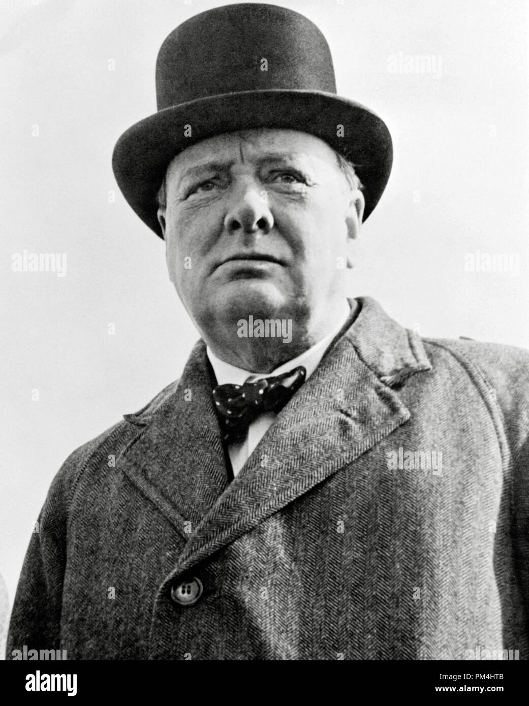 Sir Winston Churchill, 1942 Riferimento File # 1003 409THA Foto Stock