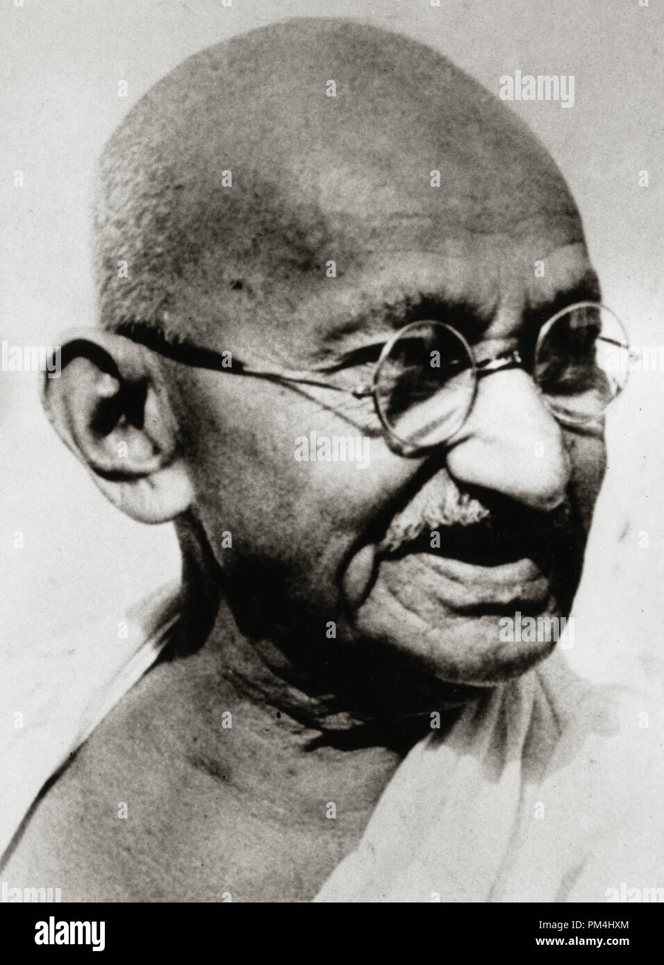 Il Mahatma Gandhi (Mohandas Karamchand Gandhi) sul suo 78esimo compleanno, Settembre 22, 1946 Riferimento File # 1003 433THA Foto Stock