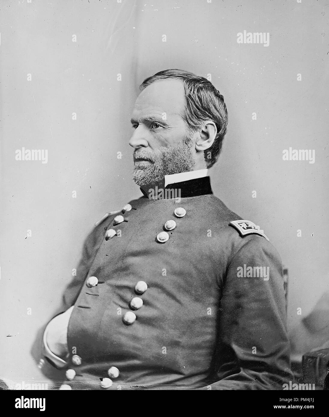 General William T. Sherman, circa 1861 Fotografo: Mathew Brady Riferimento File # 1003 471THA Foto Stock