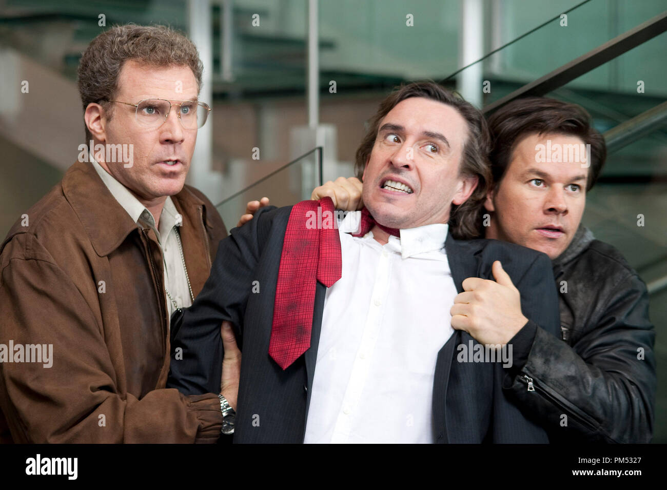 L-R, Will Ferrell, Steve Coogan e Mark Wahlberg in Columbia Pictures commedia "gli altri ragazzi' Foto Stock