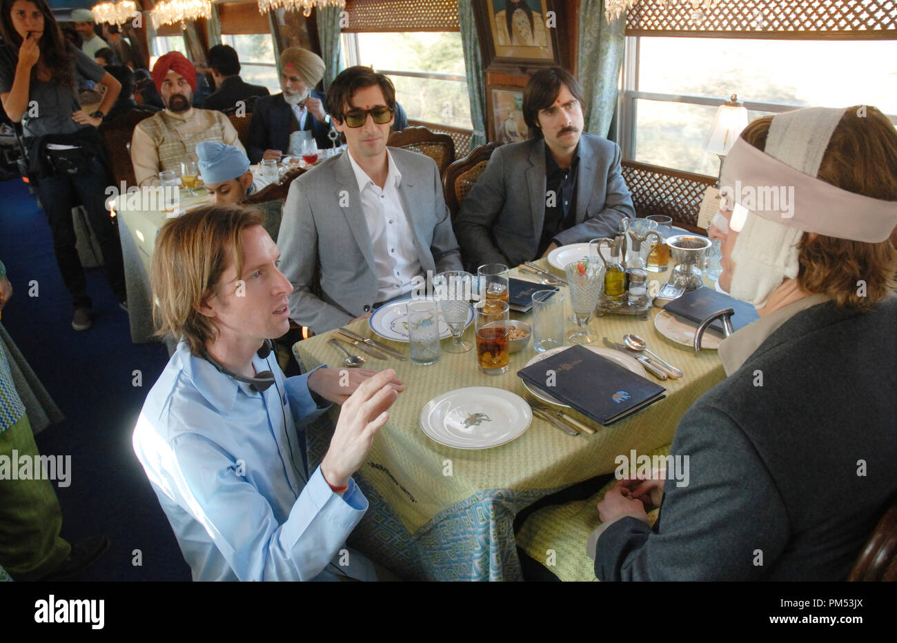 'L'Darjeeling Limited' Direttore di Wes Anderson, Adrien Brody, Jason Schwartzman, Owen Wilson © 2007 XX Century Fox Foto Stock