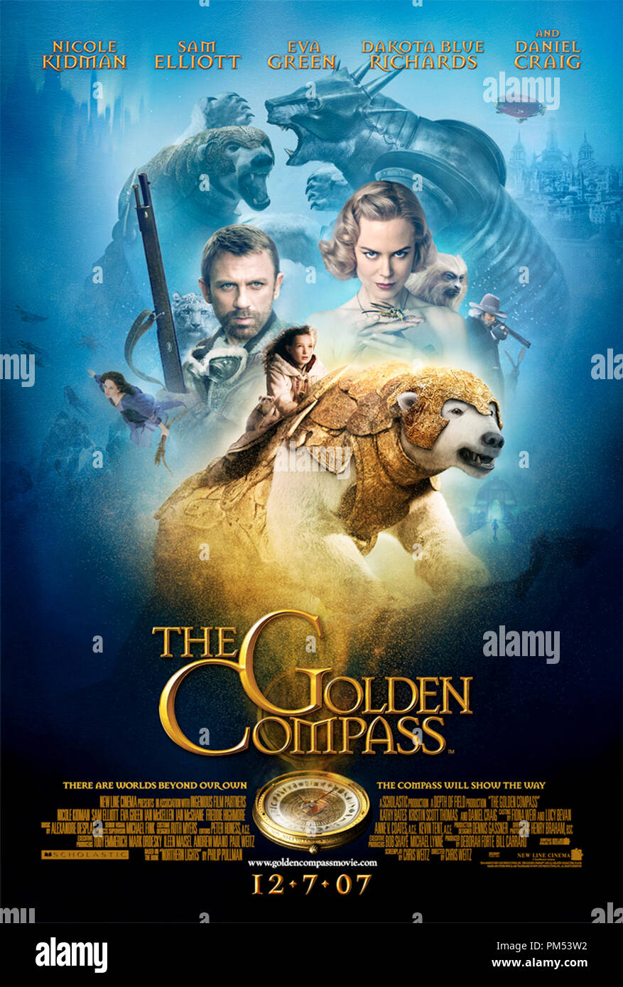 'The Golden Compass' Poster © 2007 New Line Cinema Foto Stock